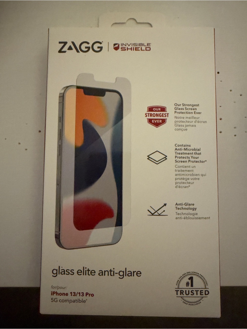 InvisibleShield Glass Elite Anti-Glare Screen Protector - White